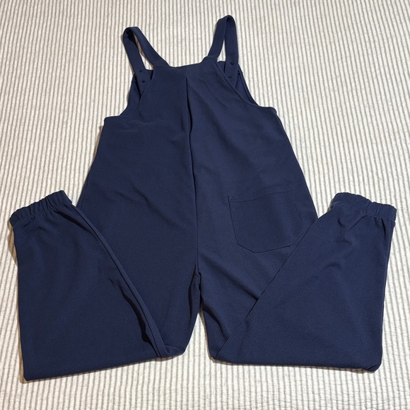 Halara Jogger Jumpsuit with Adjustable Straps ~ Size XS ~ Navy - Picture 7 of 10